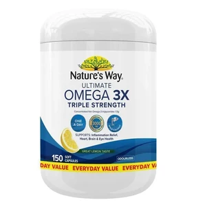 (PRE ORDER) Nature's Way Ultimate Omega 3x Triple Strength 150 Capsules shelf life 2yrs